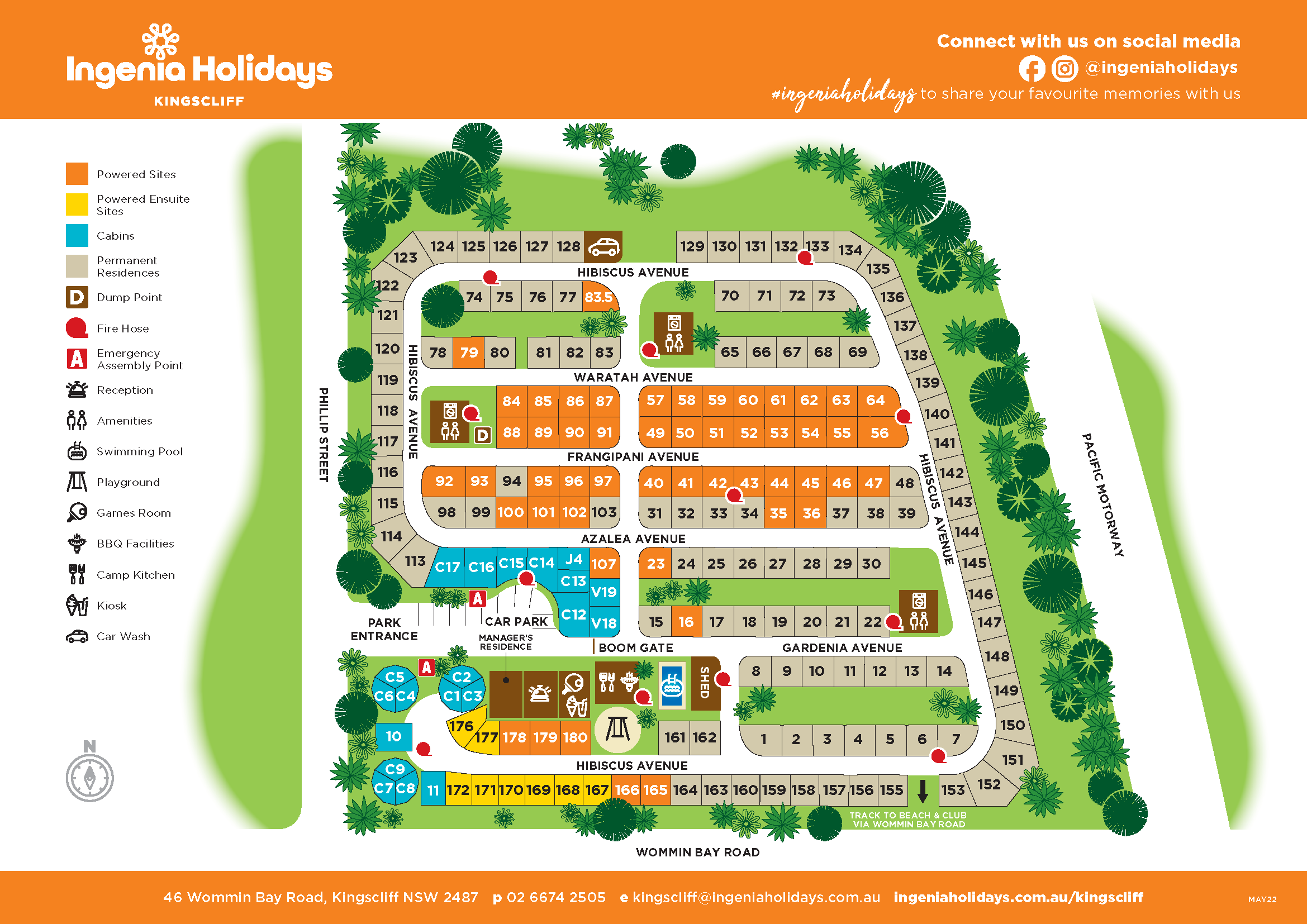 Kingscliff Park Map