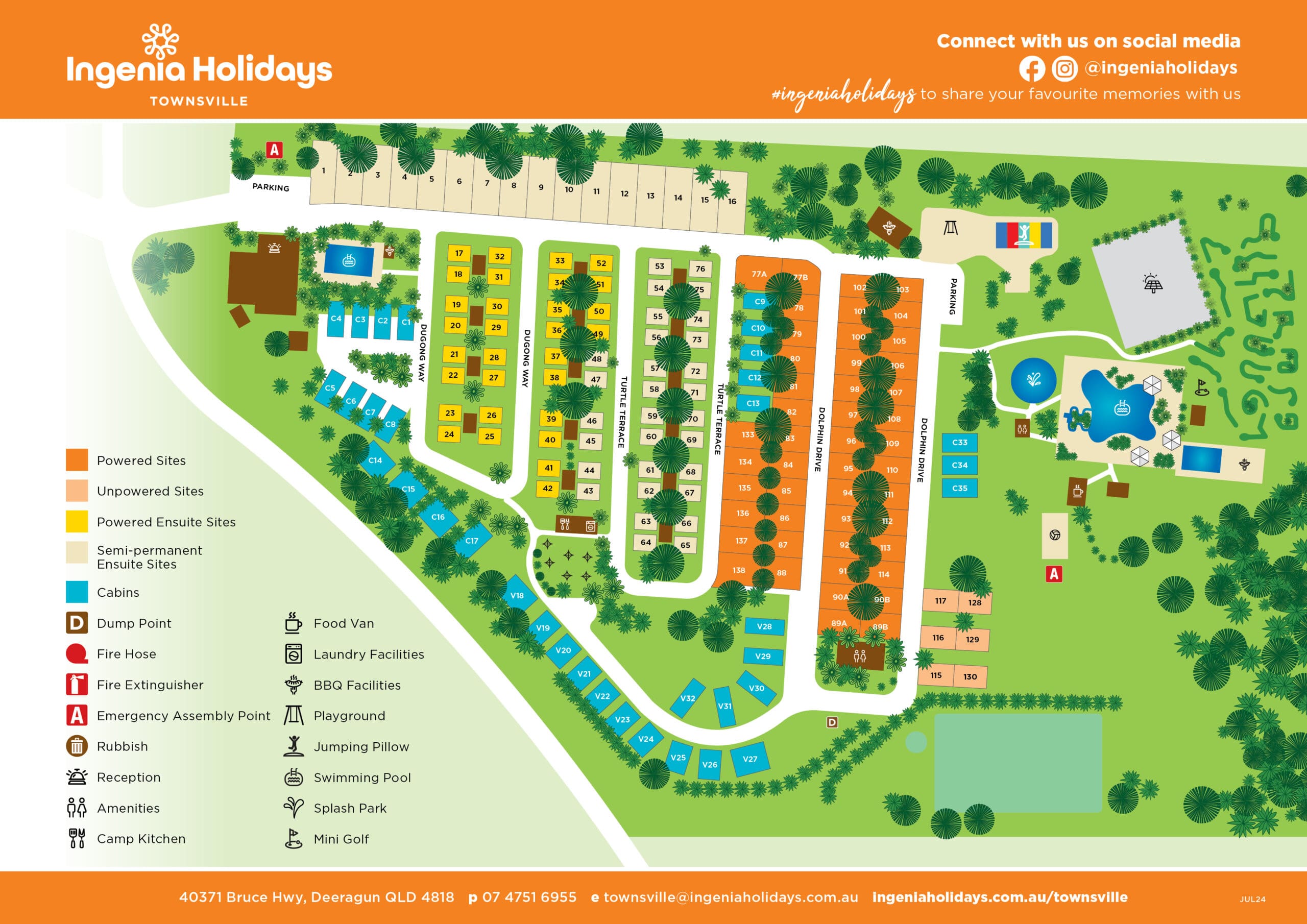 Townsville Park Map