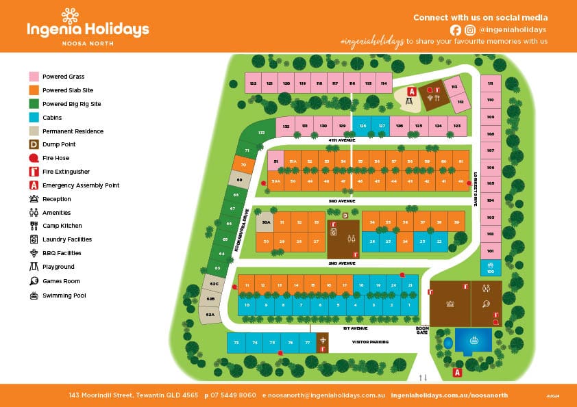 Noosa North Park Map